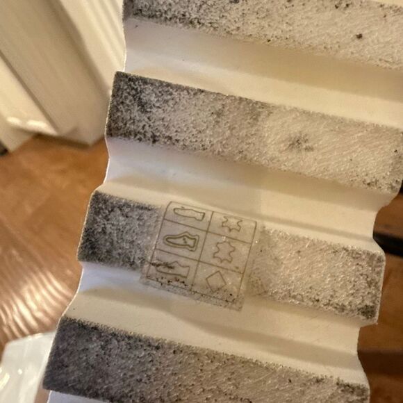 Donna Karan uri pewter metallic platform oxford size 8.5 - Picture 8 of 12